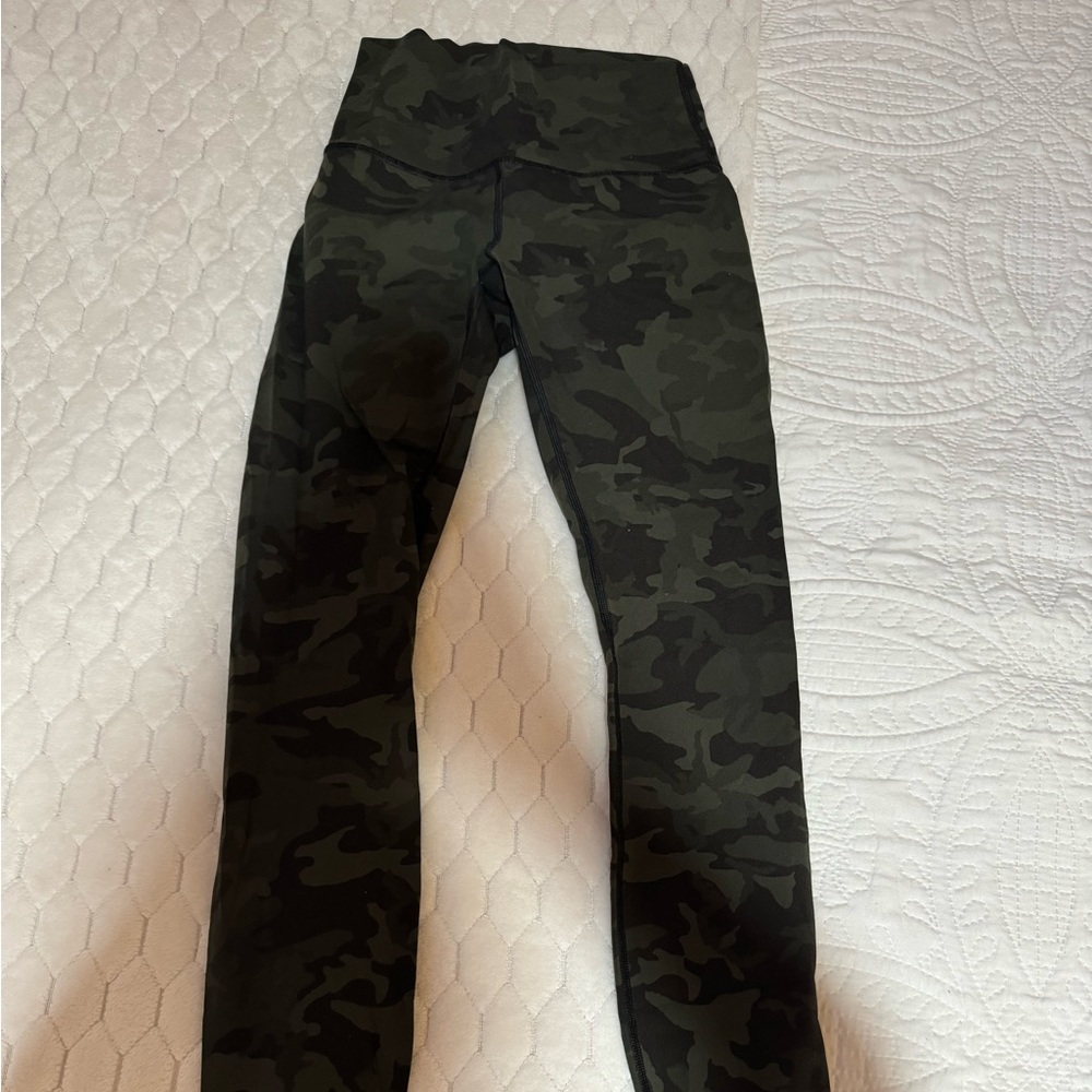 Lululemon Align High Rise Green Camo